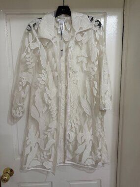 New with Tags $170 Chico's Beautiful Sheer Topper sz 0